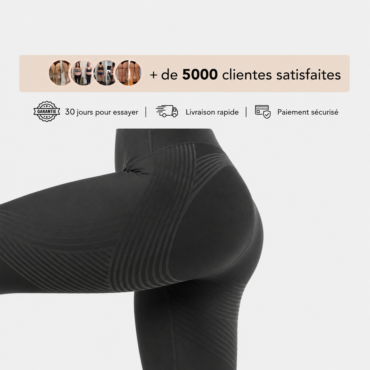 Sculpt 3D™ – Legging Sculptant Anti-Cellulite